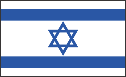 Nationalflagge von Israel